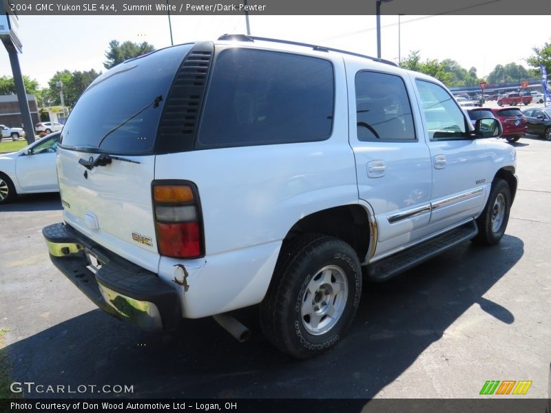 Summit White / Pewter/Dark Pewter 2004 GMC Yukon SLE 4x4