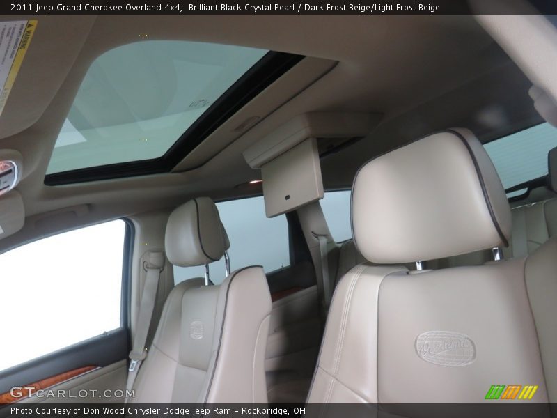 Brilliant Black Crystal Pearl / Dark Frost Beige/Light Frost Beige 2011 Jeep Grand Cherokee Overland 4x4
