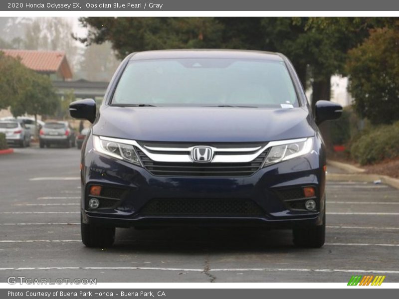 Obsidian Blue Pearl / Gray 2020 Honda Odyssey EX