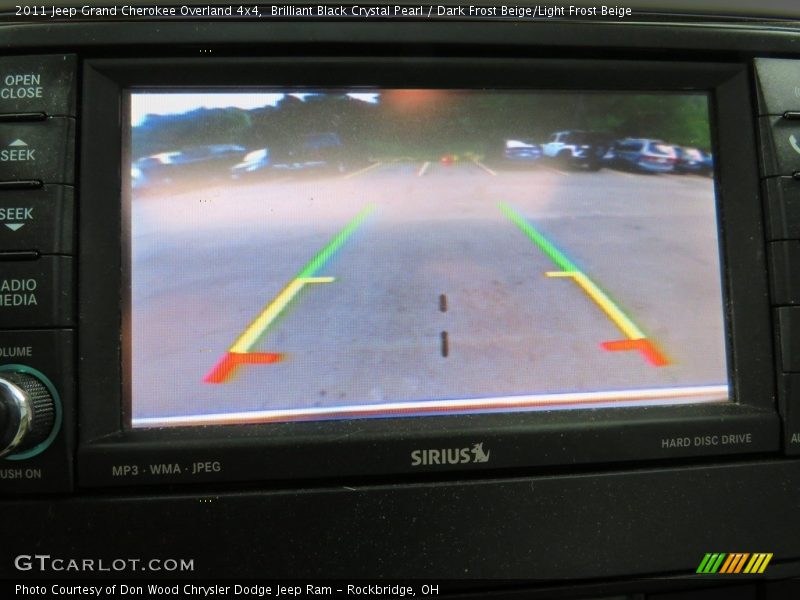 Brilliant Black Crystal Pearl / Dark Frost Beige/Light Frost Beige 2011 Jeep Grand Cherokee Overland 4x4