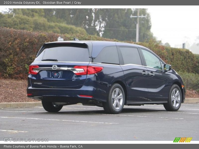 Obsidian Blue Pearl / Gray 2020 Honda Odyssey EX