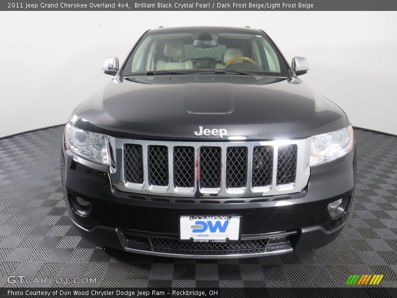 Brilliant Black Crystal Pearl / Dark Frost Beige/Light Frost Beige 2011 Jeep Grand Cherokee Overland 4x4