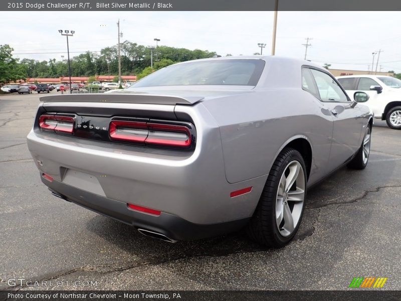 Billet Silver Metallic / Black 2015 Dodge Challenger R/T
