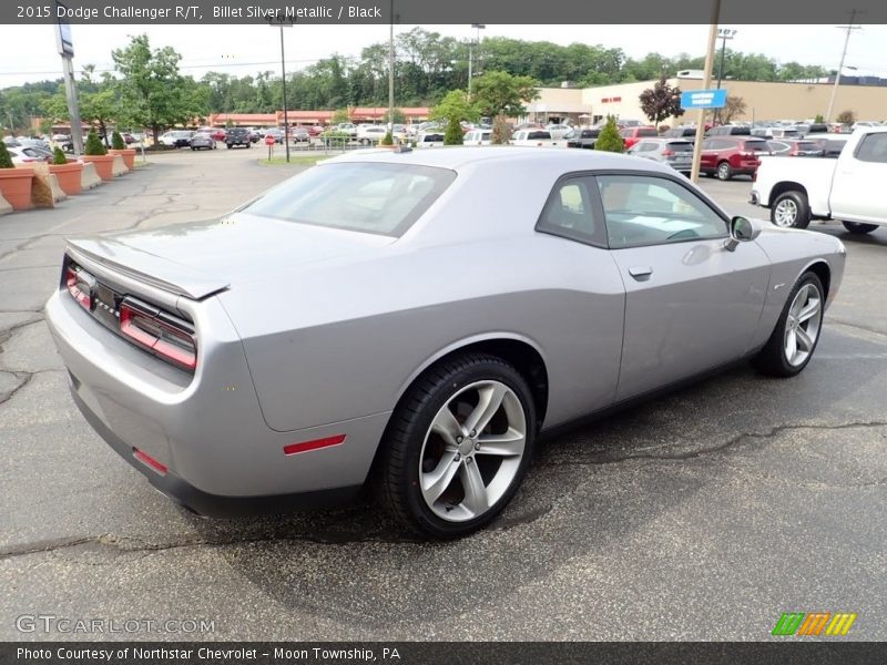 Billet Silver Metallic / Black 2015 Dodge Challenger R/T
