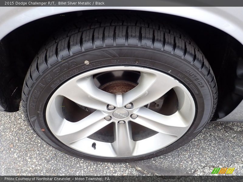 Billet Silver Metallic / Black 2015 Dodge Challenger R/T