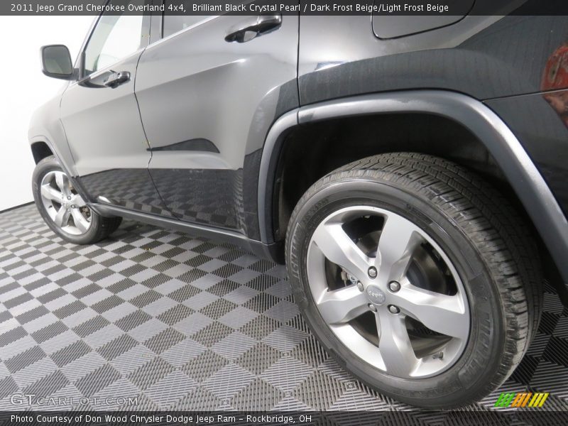 Brilliant Black Crystal Pearl / Dark Frost Beige/Light Frost Beige 2011 Jeep Grand Cherokee Overland 4x4