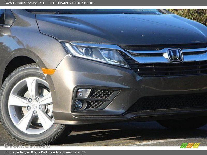 Pacific Pewter Metallic / Mocha 2020 Honda Odyssey EX-L