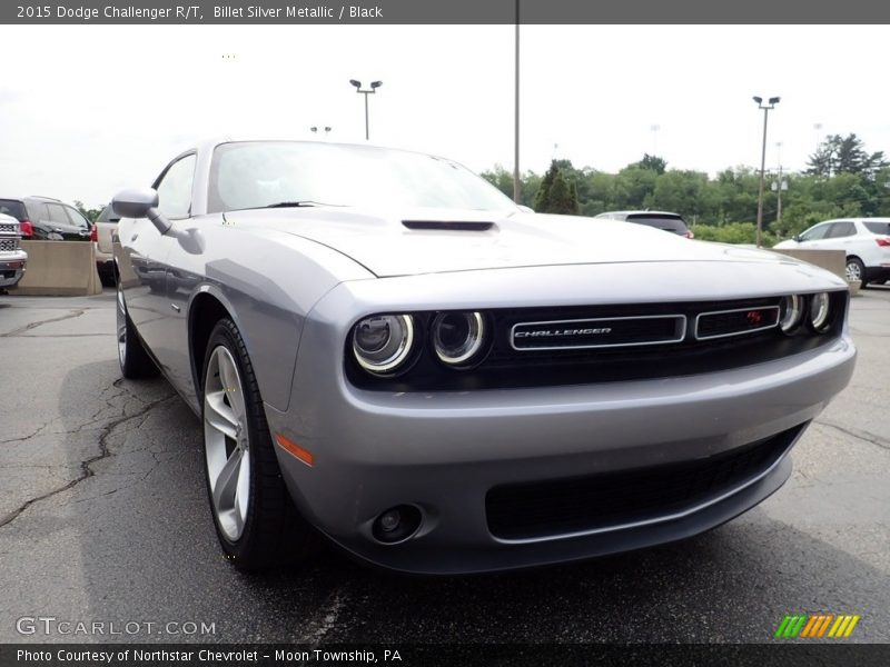 Billet Silver Metallic / Black 2015 Dodge Challenger R/T