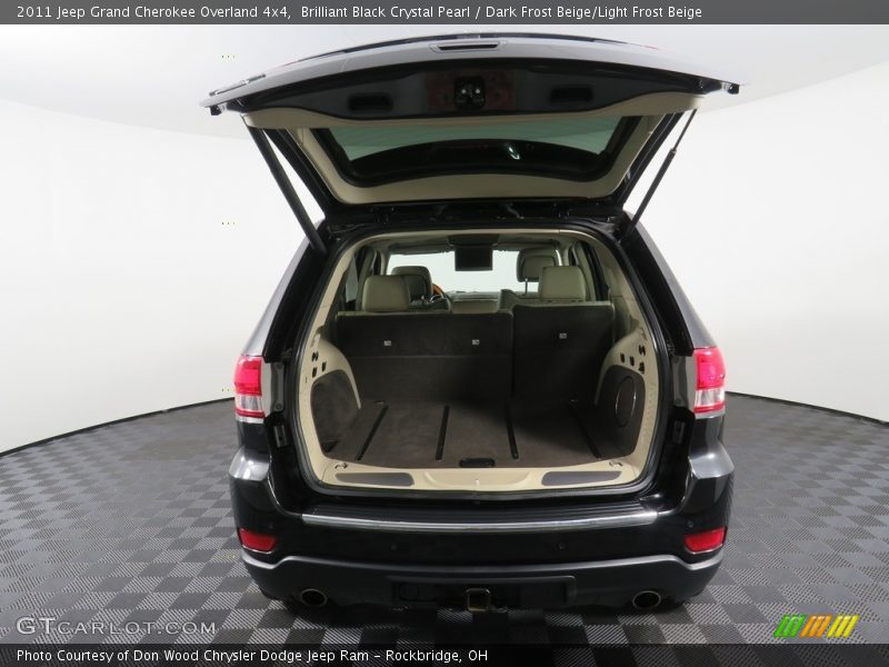 Brilliant Black Crystal Pearl / Dark Frost Beige/Light Frost Beige 2011 Jeep Grand Cherokee Overland 4x4