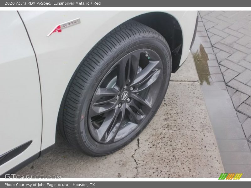 Lunar Silver Metallic / Red 2020 Acura RDX A-Spec