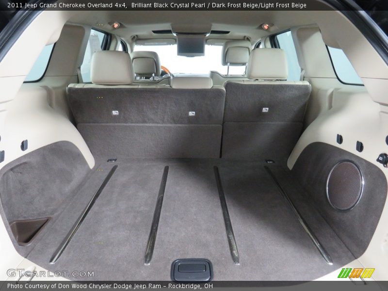 Brilliant Black Crystal Pearl / Dark Frost Beige/Light Frost Beige 2011 Jeep Grand Cherokee Overland 4x4