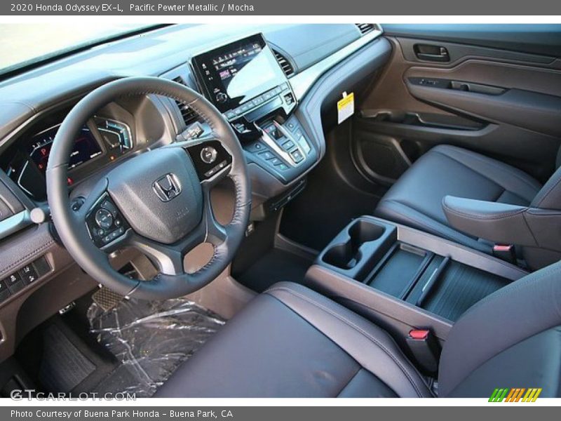 Pacific Pewter Metallic / Mocha 2020 Honda Odyssey EX-L