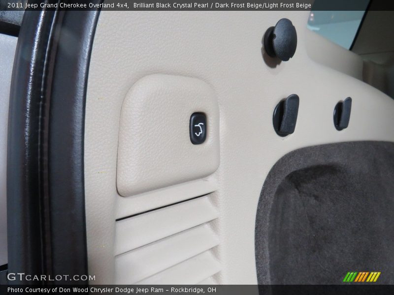 Brilliant Black Crystal Pearl / Dark Frost Beige/Light Frost Beige 2011 Jeep Grand Cherokee Overland 4x4