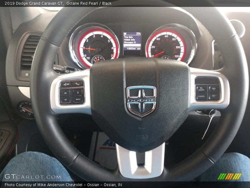Octane Red Pearl / Black 2019 Dodge Grand Caravan GT