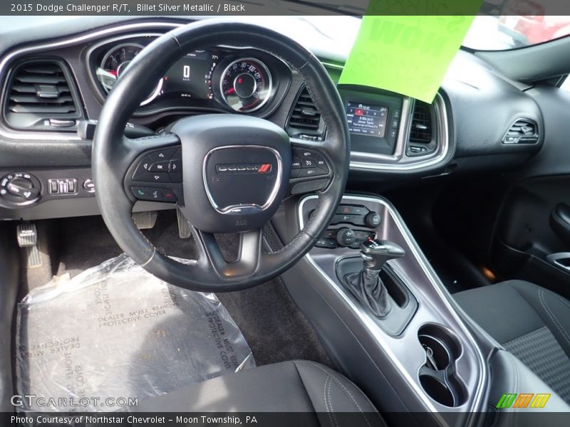 Billet Silver Metallic / Black 2015 Dodge Challenger R/T