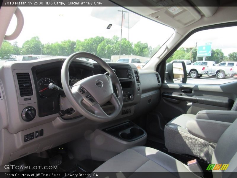 Glacier White / Gray 2018 Nissan NV 2500 HD S Cargo