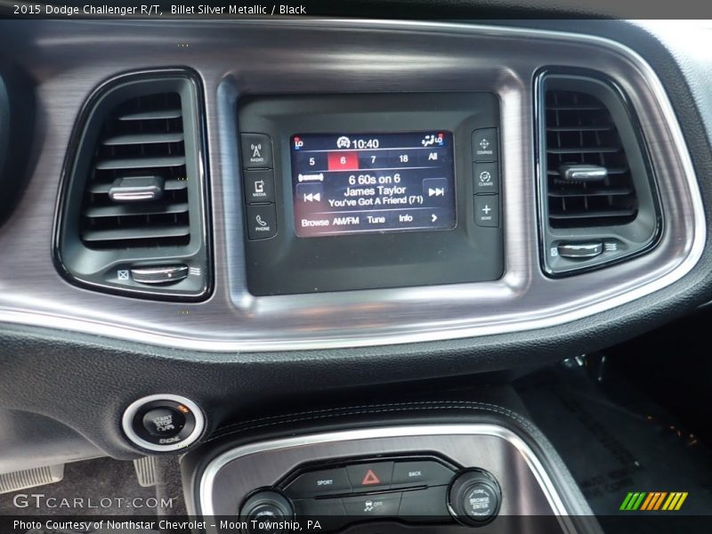 Billet Silver Metallic / Black 2015 Dodge Challenger R/T