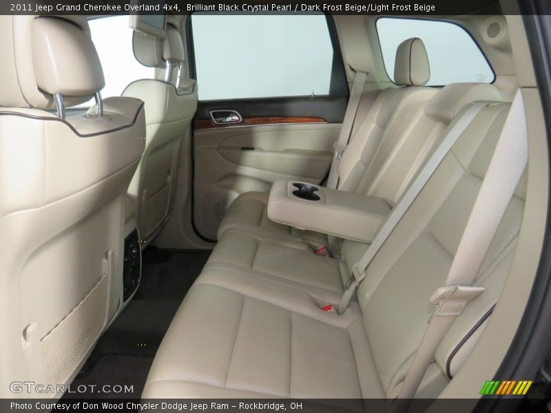 Brilliant Black Crystal Pearl / Dark Frost Beige/Light Frost Beige 2011 Jeep Grand Cherokee Overland 4x4