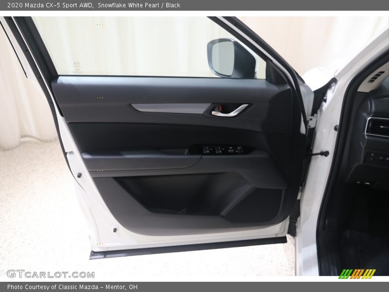 Snowflake White Pearl / Black 2020 Mazda CX-5 Sport AWD