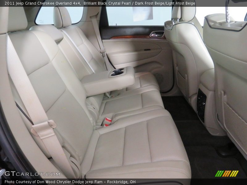Brilliant Black Crystal Pearl / Dark Frost Beige/Light Frost Beige 2011 Jeep Grand Cherokee Overland 4x4