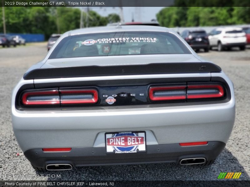 Triple Nickel / Black 2019 Dodge Challenger GT AWD