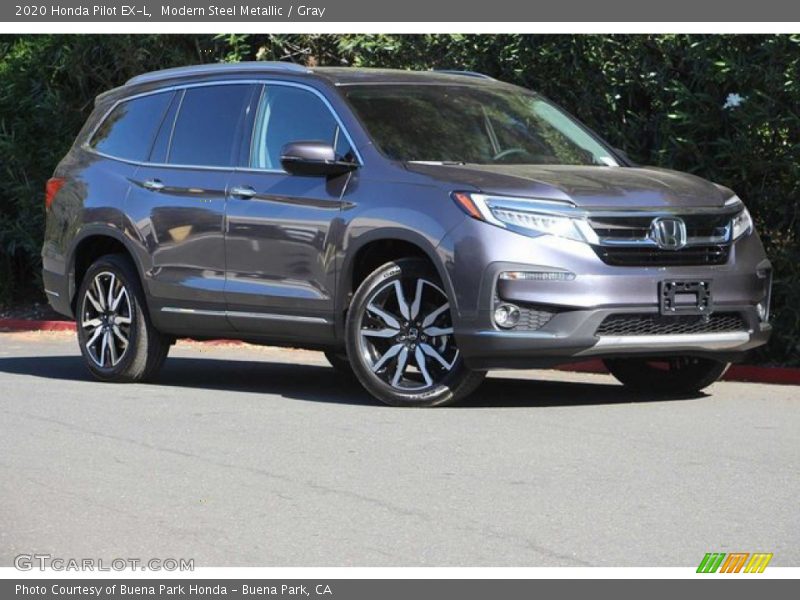 Modern Steel Metallic / Gray 2020 Honda Pilot EX-L