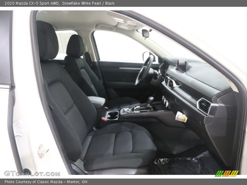 Snowflake White Pearl / Black 2020 Mazda CX-5 Sport AWD