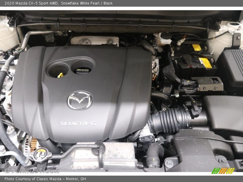 Snowflake White Pearl / Black 2020 Mazda CX-5 Sport AWD