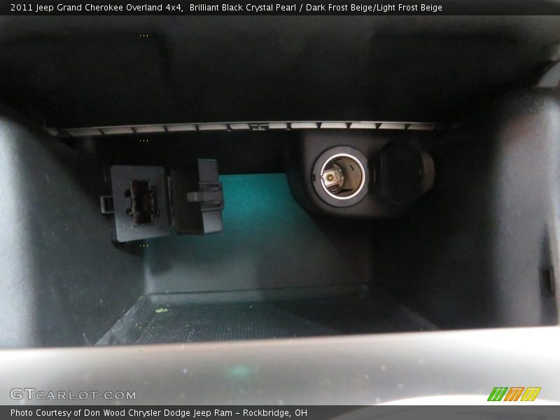 Brilliant Black Crystal Pearl / Dark Frost Beige/Light Frost Beige 2011 Jeep Grand Cherokee Overland 4x4