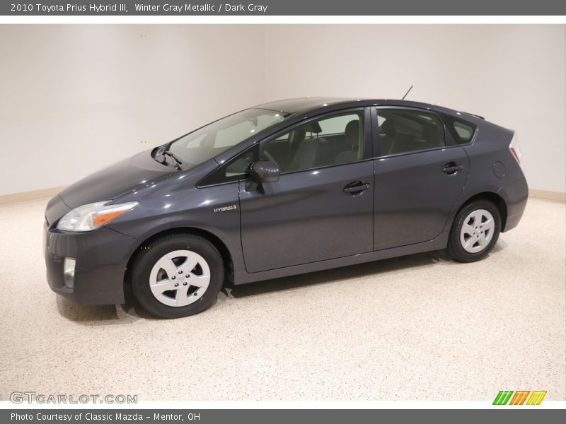 Winter Gray Metallic / Dark Gray 2010 Toyota Prius Hybrid III