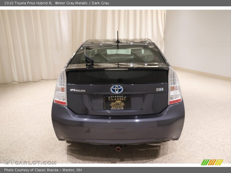 Winter Gray Metallic / Dark Gray 2010 Toyota Prius Hybrid III