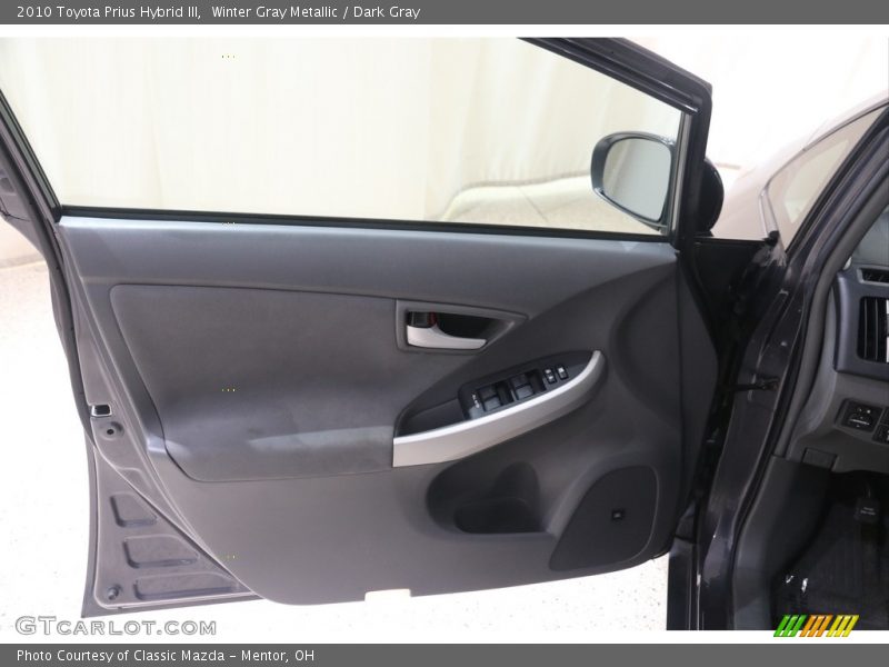 Winter Gray Metallic / Dark Gray 2010 Toyota Prius Hybrid III