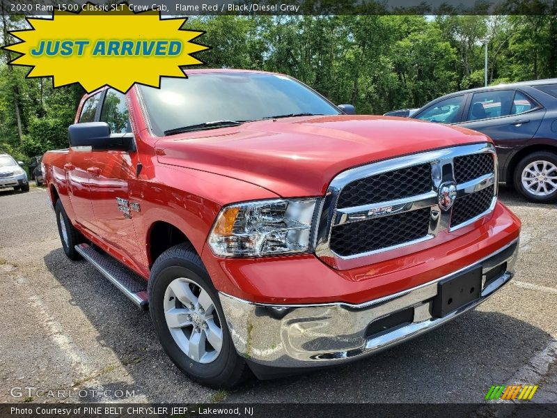 Flame Red / Black/Diesel Gray 2020 Ram 1500 Classic SLT Crew Cab
