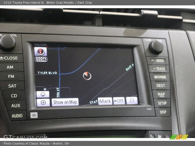 Winter Gray Metallic / Dark Gray 2010 Toyota Prius Hybrid III