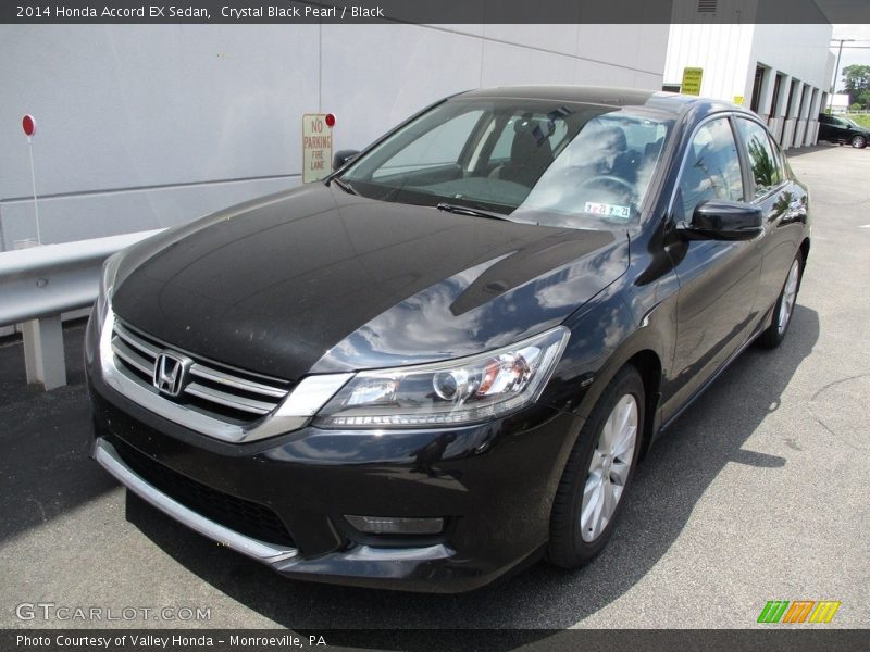 Crystal Black Pearl / Black 2014 Honda Accord EX Sedan