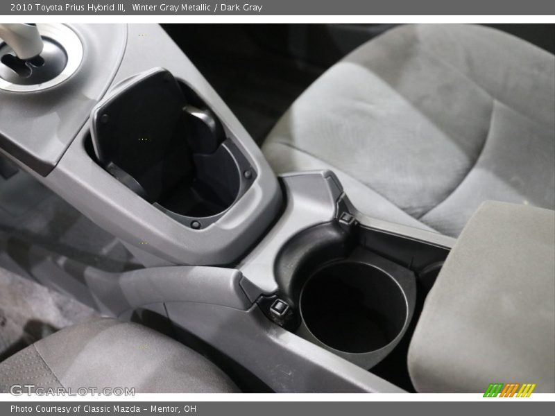 Winter Gray Metallic / Dark Gray 2010 Toyota Prius Hybrid III