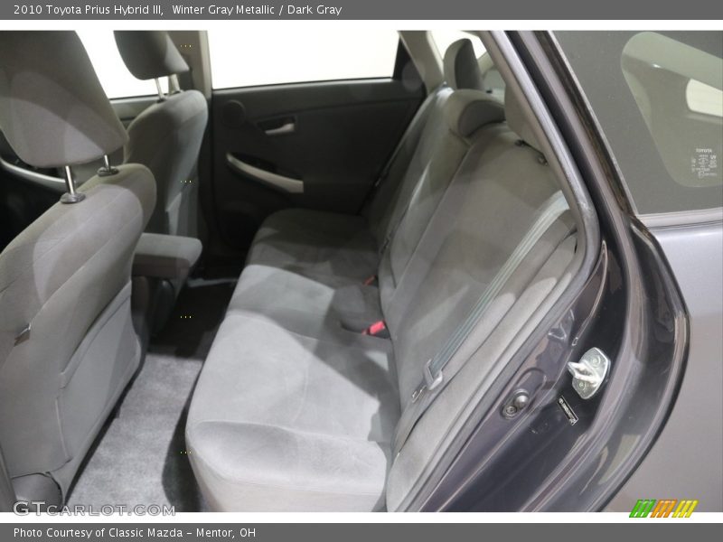 Winter Gray Metallic / Dark Gray 2010 Toyota Prius Hybrid III