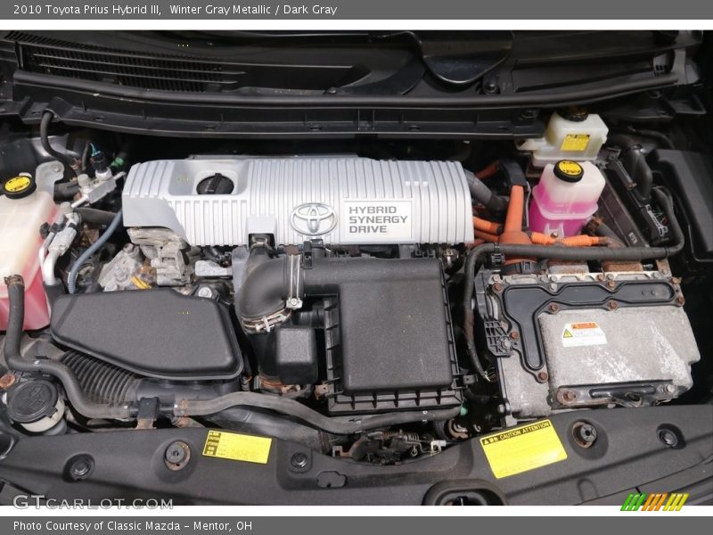 Winter Gray Metallic / Dark Gray 2010 Toyota Prius Hybrid III