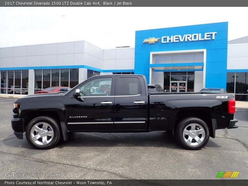 Black / Jet Black 2017 Chevrolet Silverado 1500 LTZ Double Cab 4x4