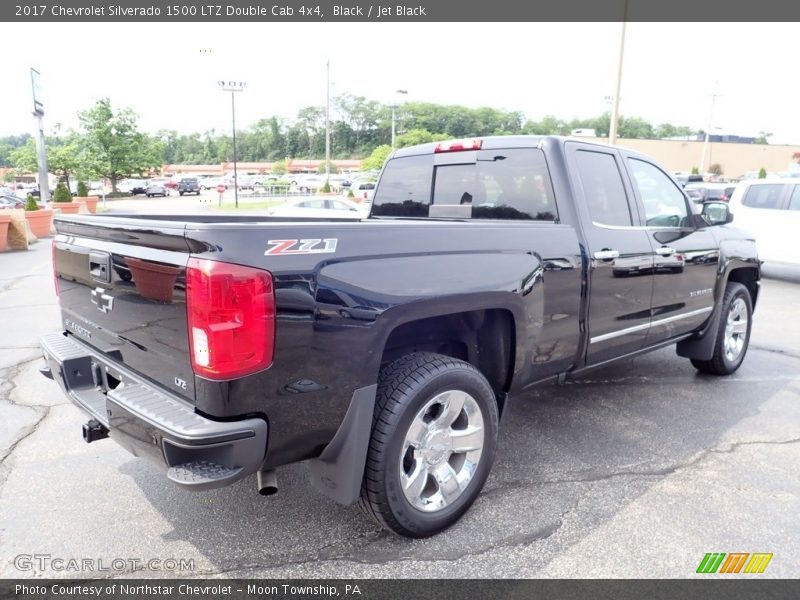 Black / Jet Black 2017 Chevrolet Silverado 1500 LTZ Double Cab 4x4