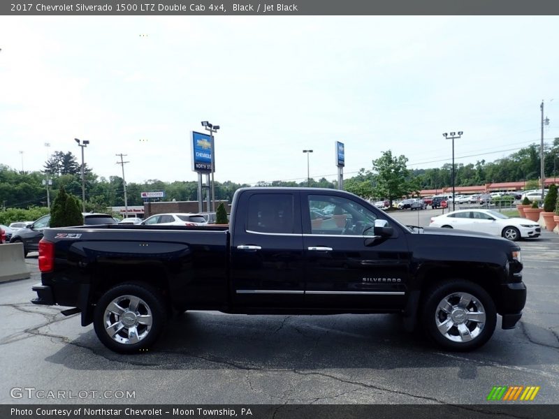 Black / Jet Black 2017 Chevrolet Silverado 1500 LTZ Double Cab 4x4