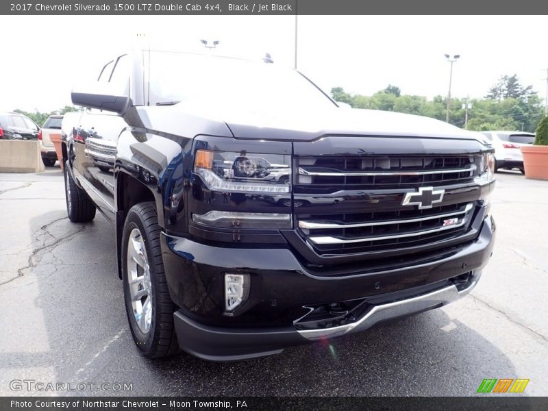 Black / Jet Black 2017 Chevrolet Silverado 1500 LTZ Double Cab 4x4