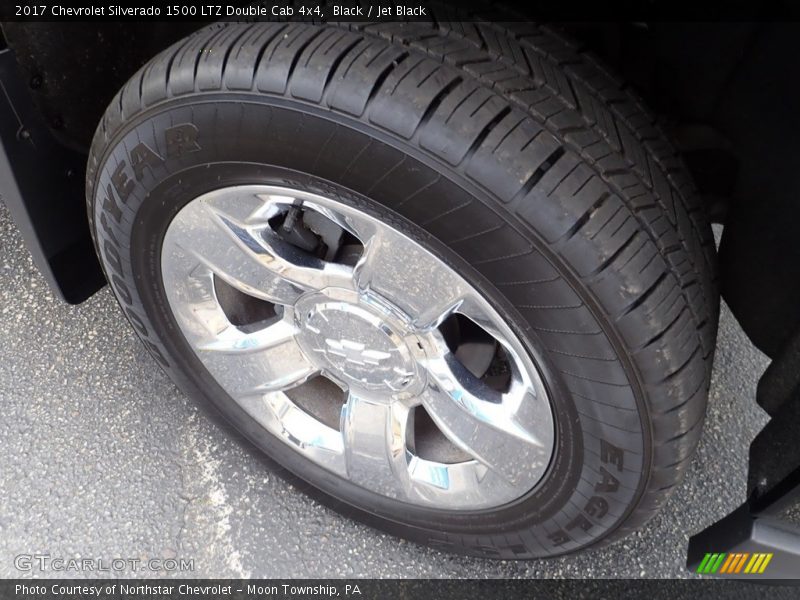 Black / Jet Black 2017 Chevrolet Silverado 1500 LTZ Double Cab 4x4