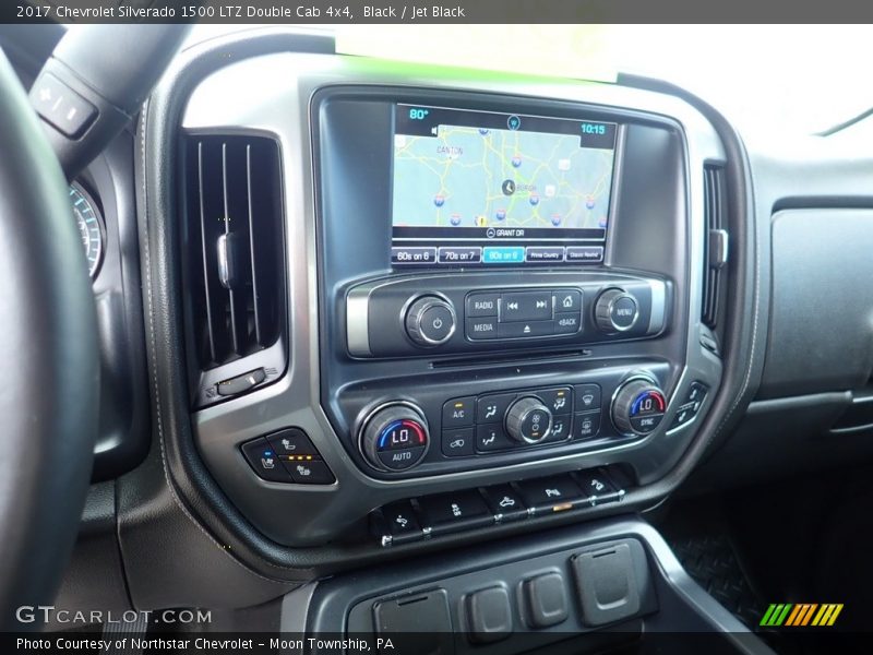 Black / Jet Black 2017 Chevrolet Silverado 1500 LTZ Double Cab 4x4