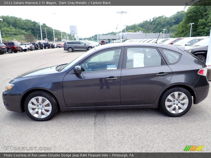 Dark Gray Metallic / Carbon Black 2011 Subaru Impreza 2.5i Wagon