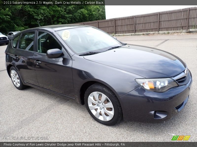 Dark Gray Metallic / Carbon Black 2011 Subaru Impreza 2.5i Wagon