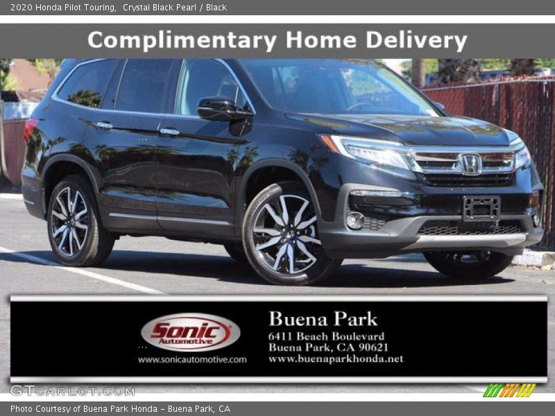 Crystal Black Pearl / Black 2020 Honda Pilot Touring