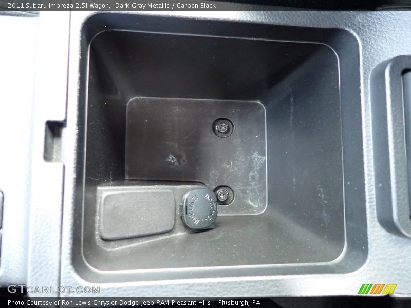 Dark Gray Metallic / Carbon Black 2011 Subaru Impreza 2.5i Wagon