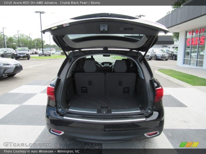 Crystal Black Pearl / Ebony 2016 Acura MDX SH-AWD Advance