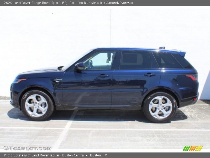 Portofino Blue Metallic / Almond/Espresso 2020 Land Rover Range Rover Sport HSE